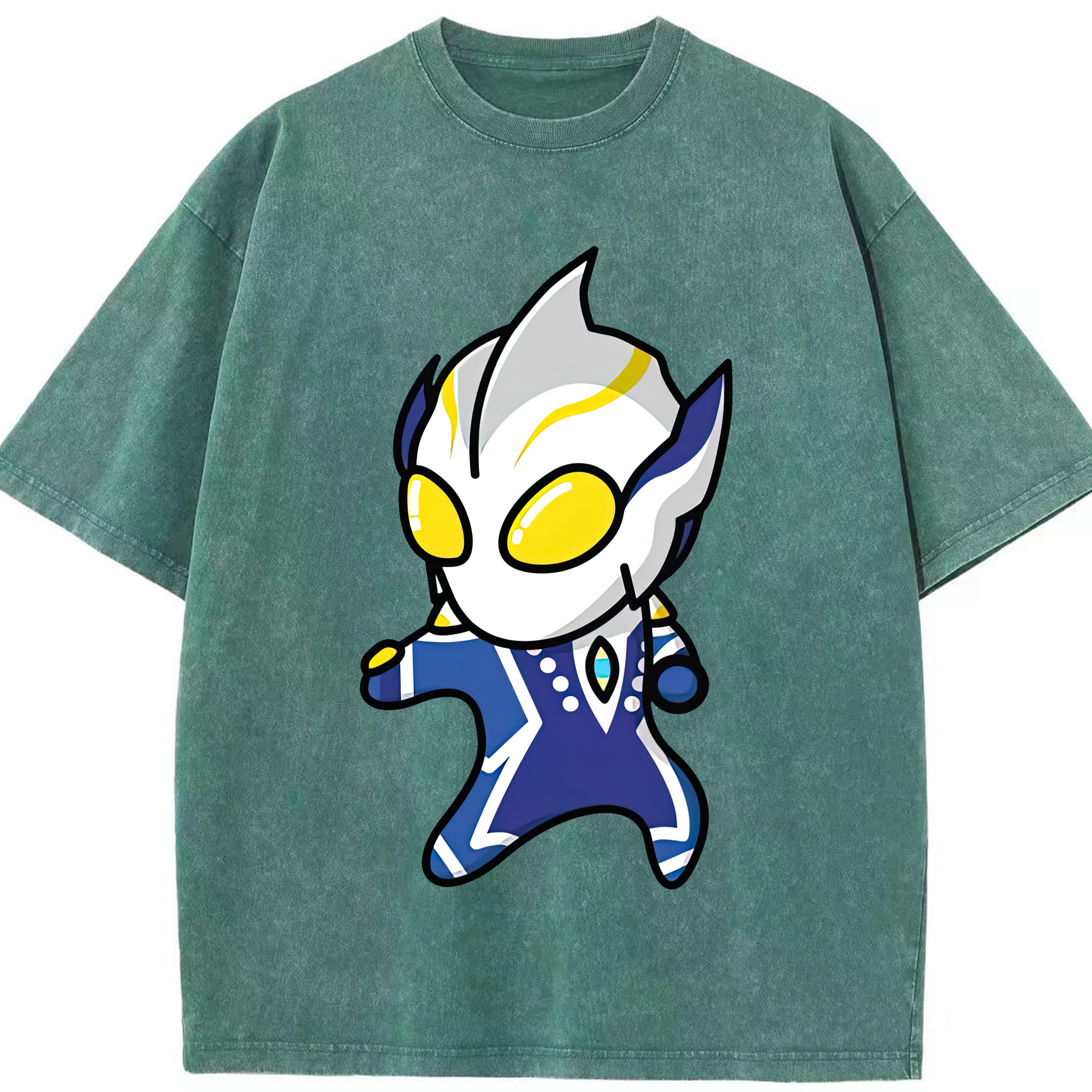 （画像用） ウルトラマン Ultraman 綿100% ヴィンテージ風 半袖Tシャツ（フロントプリント）